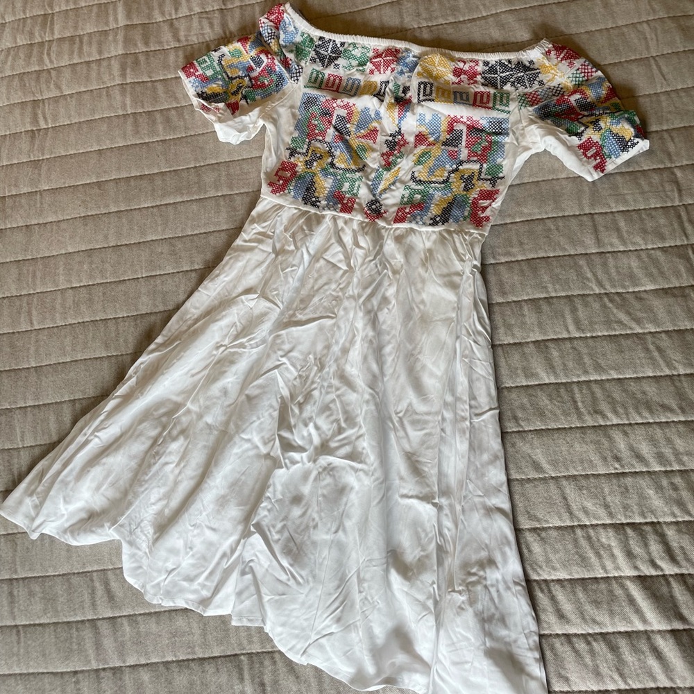 Embroided Mini Dress - Picture 2 of 6